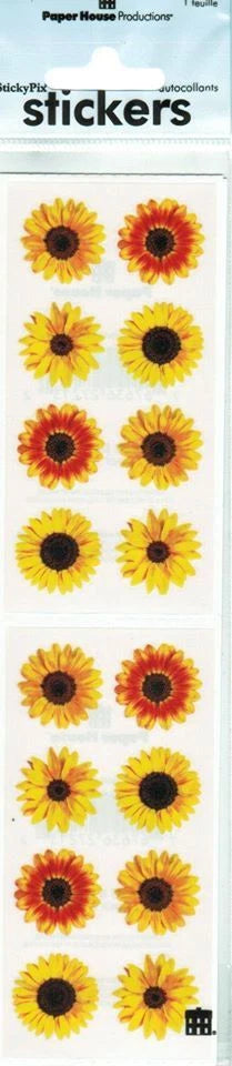 2108E - STICKER - MINI SUNFLOWERS Sunflower