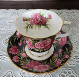 VINTAGE Royal Albert Bouquet Series Carnation Tea Cup and Saucer, England Carnation