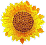 Yellow Sunflower Sewing On/Iron on Patches Clothes Dress Hat Pants Shoes Sewing Sunflower