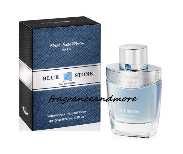 KRISTEL SAINT MARTIN BLUE STONE FOR MEN 3.3 OZ / 100 ML EAU DE TOILETTE SPRAY EDT