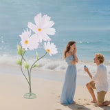 Wedding Pink Giant Artificial Paper Flowers Large Artificial Daisy Flower Daisies