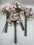 24Pcs Ranunculus Artificial Flowers Arrangement Wedding Bouquet Home Party Decor Ranunculus