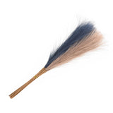 20Pcs Faux Pampas Grass,21"/55cm Fake Pampas Grass Decor,Dark Blue/Brown Pampas Grass