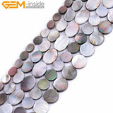 Genuine Natural Gemstone Shell Flower Beads For Jewelry Making Strand 15" US Sunflower