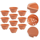10 Pcs Garden Nursery Pots Small Planter Flower Display Gardening Garden Plants