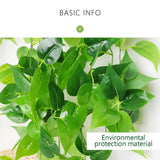 2pcs 80cm Artificial Green Plants Hanging Ivy Leave Wall Creeper  Home Decor Green Plant