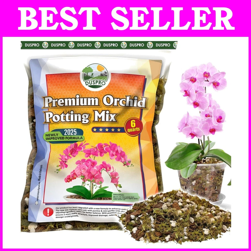 Upgraded Orchid Repotting Kit with Natural Ingredients Orchids