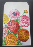 1950's - Ranunculus - BUTTERCUP - Flower Seed Packet - LARGE SIZE - 5