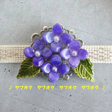 LEAF CLUB Handmade obi clasp obi clasp hydrangea hydrangea hydrangea flower Hydrangea