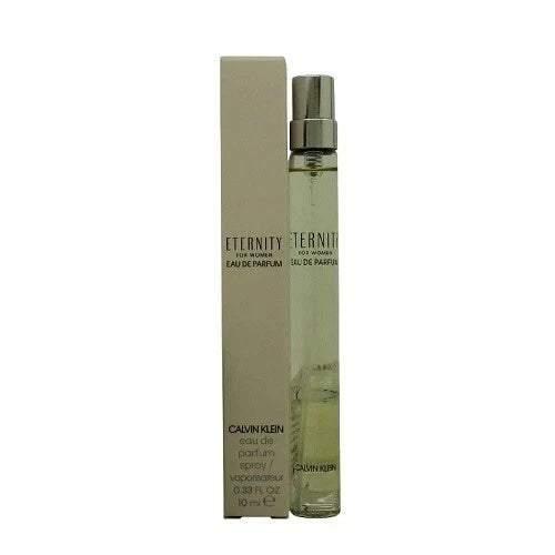 Eternity by Calvin Klein for Women 0.33 oz Eau de Parfum Travel Spray 10ml NEW EDP
