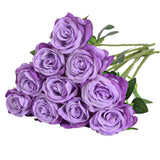 Nubry Artificial Silk Rose Flower Bouquet Lifelike Fake Rose for Wedding Home... Bouquet