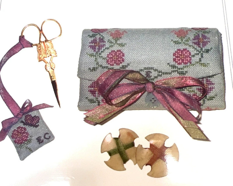 Flowers For Lily Cross-Stitch Pattern By Ellen Chester Sewing Accessories Design Lily
