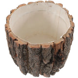 Farmhouse Planter Decorative Flower Log Planters for Outdoor Plants Garden Plants