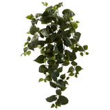 Nearly Natural 34Ó Philo Hanging Artificial Silk Plant Home Decoration Set of 3 Green Plant