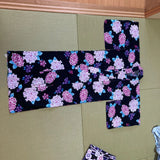 Yukata Yukata Floral pattern hydrangea Hydrangea