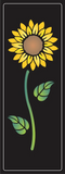Easy 9" tall Sunflower Stencil Country Sunshine Flower Garden Kansas DIY Signs Sunflower