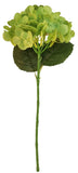 Apple Green Artificial Hydrangea Stem Silk Flower Faux Floral Wedding Decor Hydrangea