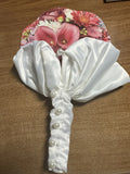 New Flower Bouquet Holder  Bridal Flower Bouquet Holder Satin Like & Pearls Bouquet