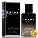 NovoGlow Salvage for Men 3.4 Oz Men's Eau De Toilette Spray Refreshing  scent EDT