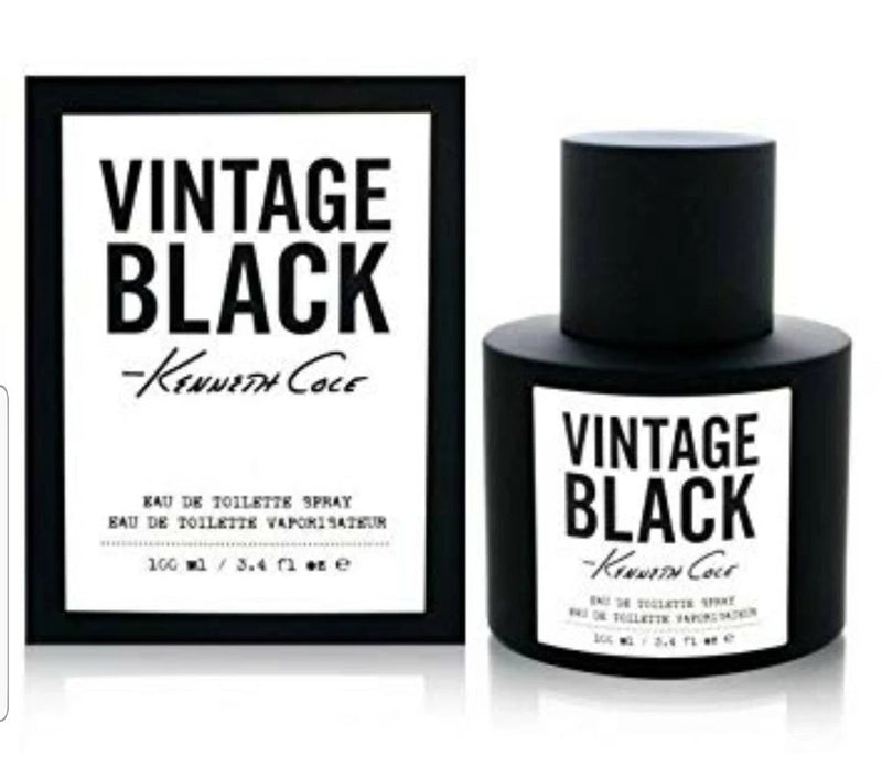 Kenneth Cole Vintage Black 3.4 Oz Eau de toilette Spray for Men's EDT