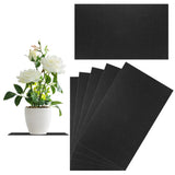 6-Pack Cork Plant Coasters, 13 Inch Square Cork Plant Mats for Garden [Black] Garden Plants