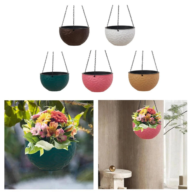 Hanging Pot Modern Decor Plant Container for Balcony Garden Garden Plants