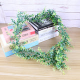 Artificial Eucalyptus Strands Set of 2 strands 180 cm, or 6 ft. 144 branches Green Plant