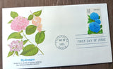 HYDRANGEA GARDEN FLOWER  FLEETWOOD CACHET 1995   FDC VF UNADDRESSED Hydrangea