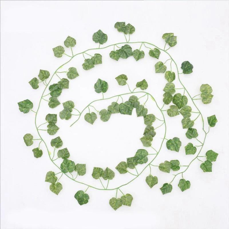200cm Artificial Green Leaf Ivy Vine Hanging Decor For Indoor Home Ornament NEW Green Plant