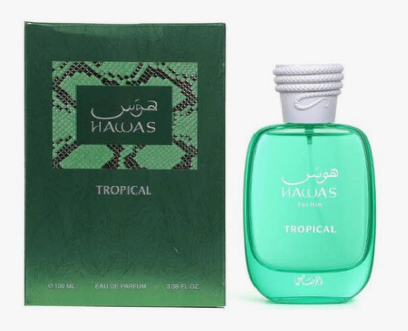 Hawas Tropical by Rasasi 100ml EDP for Men | Fresh Long Lasting | FAST SHIP EDP