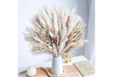 Dried Pampas Grass Bouquet - Natural Boho Decor for Wedding & Home (96PCS) Pampas Grass