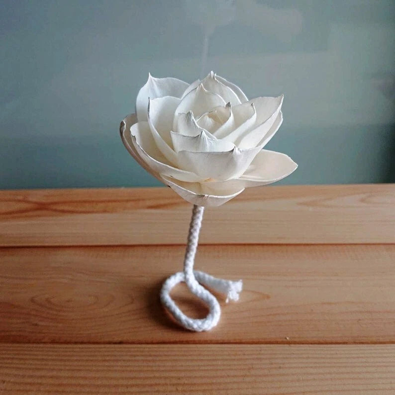 9 Afterglow Artificial Sola Wood Flower Diffuser Flowers 8 cm Dia. W/R/W Sunflower