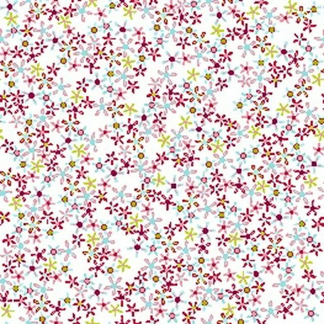 Pretty Patch Cotton Fabric Floral Small Daisy By the Yard Flowering Plants