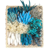Dried Flowers for Vases Mini Floral Bouquet Blue Arrangement Home Decor Hydrangea