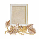 Jay Strongwater Colbie Hydrangea 3 x 4 Frame SPF5828-281 Hydrangea