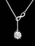 Daisy Necklace Sunflower Lariat Flower Nature Friend Mother's Day Gift Jewelry Sunflower