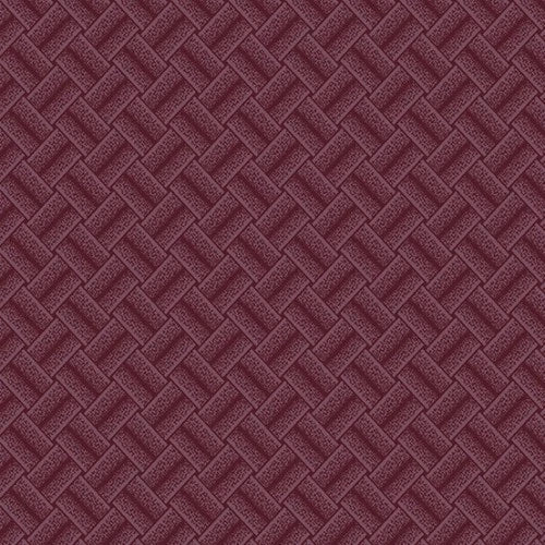 Everlasting Fabric Andover Jacobean Basketwe Renee Nanneman Purple   By the Yard Flowering Plants