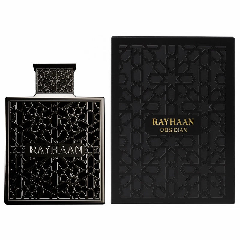 RAYHAAN OBSIDIAN EAU DE PARFUM FOR MEN 3.4 oz 100 ml EDP
