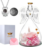 Gifts for Mom , Christmas Gifts from Husband Daughter Son, Birthday Women Wife Dried Flower