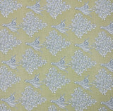 BALLARD DESIGNS GENEVIEVE GREEN SUNBRELLA FLORAL OUTDOOR FABRIC 1.5 YARDS 54"W Flowering Plants