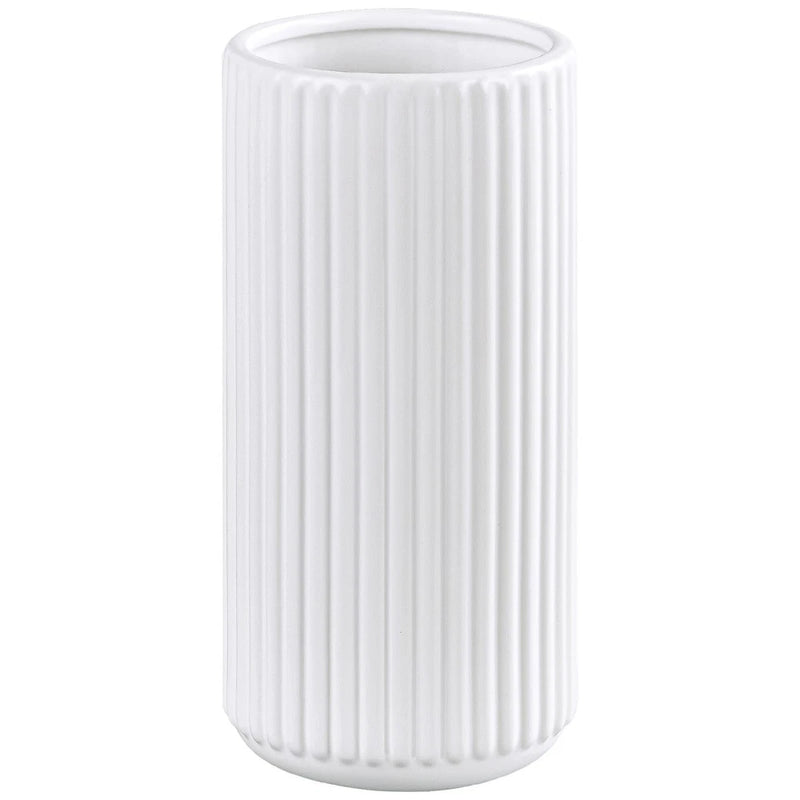 White Ceramic Flower Vase for Pampas Grass, 8 inch Small Decorative Centerpie... Pampas Grass