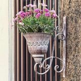 Garden Flower Basket Planter Wall Mounted Flower Pot Versatile Decorative Plant Flowering Plants