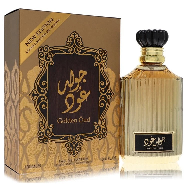 Lattafa Asdaaf Golden Oud by Lattafa Eau De Parfum Spray (Unisex) 3.4 oz EDP