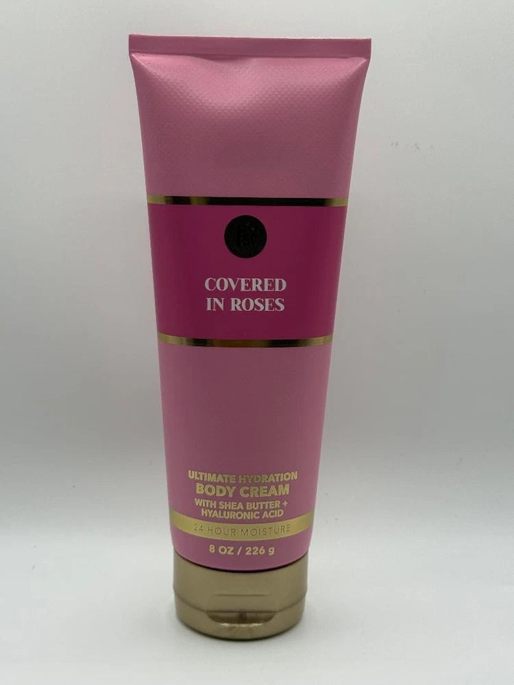 Bath & Body Works Covered in Roses body cream, 8 oz tube