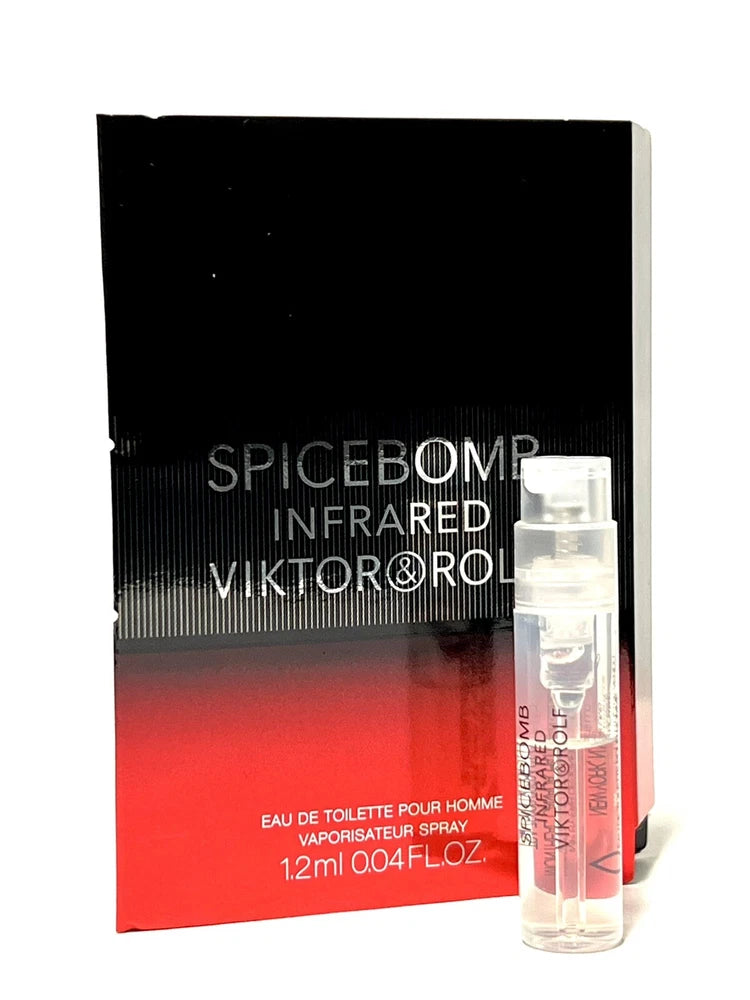 SPICEBOMB INFRARED by VIKTOR & ROLF for  Men 1.2ml-0.04 EDT Spr SAMPLE VIAL (C31 EDT