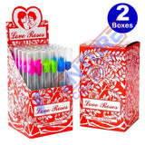 Love Roses Glass Tubes 72pcs = 2 Boxes Wholesale Price FREE SHIPPING Roses