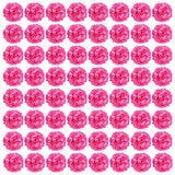 Auihiay 64pcs Hydrangea Artificial Flowers, Rose Red Hydrangea