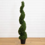 4' Topiary Rosemary Artificial Spiral Tree UV (Indoor/Outdoor). Retail $308 Green Plant