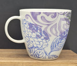 Bed Bath & Beyond Large Porcelain Coffee/Tea Mug Floral Hydrangea Pattern Hydrangea