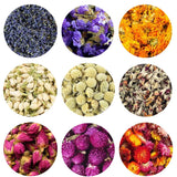 Fragrant Dried Flowers and Herbs Decorations 9 Bags Set Dry Flowers for Soap ... Dried Flower